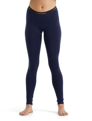 Base Layers Icebreaker BodyfitZone™ Merino 260 Zone Thermal Leggings Femme Bleu Marine Bleu Royal Bleu Marine | FR 1907YXFU